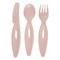 Canpol Babies, zestaw sztućców dla dzieci, różowy, 1 szt.