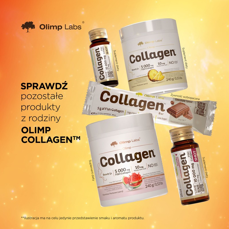 Olimp Labs Collagen, proszek, smak ananasowy, 240 g