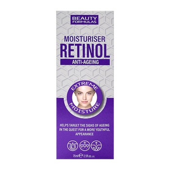 Beauty Formulas, Krem nawilżający Anti - Ageing z retinolem, 75 ml