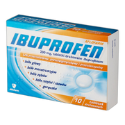 Ibuprofen, 200 mg, tabletki drażowane, 10 szt.