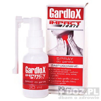 Gardlox Impact Forte, spray do gardła, 30 ml
