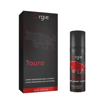 Orgie Touro Erection Cream, krem wspomagający erekcję, 15 ml