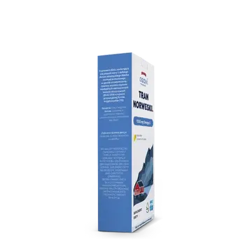 Osavi Tran norweski 1000 mg Omega 3, płyn, smak cytrynowy, 250 ml