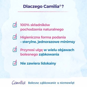 Camilia na ząbkowanie, roztwór doustny, 30 minimsów