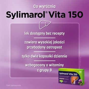 Sylimarol Vita 150, kapsułki, 30 szt. 