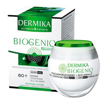Dermika Biogeniq 60+, krem przeciwzmarszczkowy, ujędrniający, 50 ml