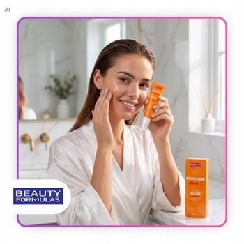 Beauty Formulas, Rozjaśniające serum do twarzy z witaminą C, 30 ml