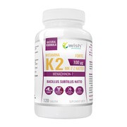 alt Wish Witamina K2 MK-7, 100 µg, tabletki, 120 szt.