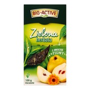 Big-Active, Zielona herbata z pigwą, liściasta, 100 g