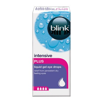 Blink Intensive Plus, krople do oczu, żelowe, 10 ml