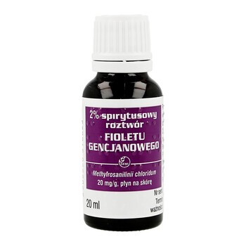 Pyoctanina (Gencjanowy fiolet), 2 %, roztwór spirytusowy, 20 ml (Gemi)