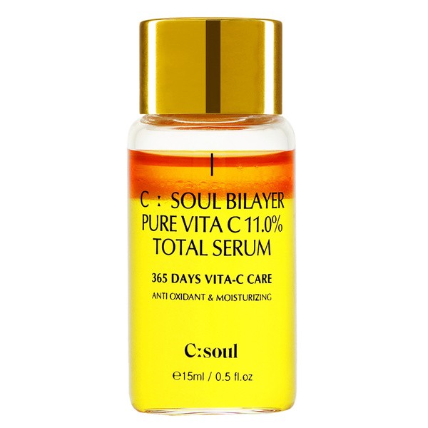 C:Soul C:Soul Bilayer Pure Vita C 11,0% Total Serum, dwufazowe serum nawilżające, 15 ml — Składniki i ocena