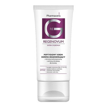 Pharmaceris Regenovum, peptydowy krem dermo-regenerujący do twarzy z formułą multiwitaminową i ochroną mikrobioty, 50 ml
