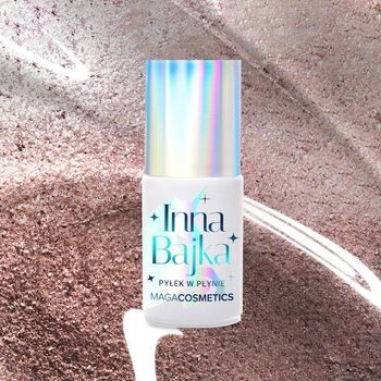 Maga Cosmetics Inna Bajka, lakier hybrydowy z pyłkiem, 847 Pasaż Róży, 6 ml