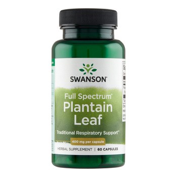 Swanson Full Spectrum Plantain Leaf, kapsułki, 60 szt.