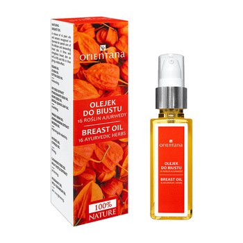 Orientana Bio, olejek do biustu, 16 roślin ajurwedy, 50 ml