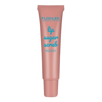 Flos-Lek Lip Care, peeling cukrowy do ust, nudish, 14 g
