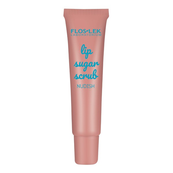 FlosLek Laboratorium Flos-Lek Lip Care, peeling cukrowy do ust, nudish, 14 g