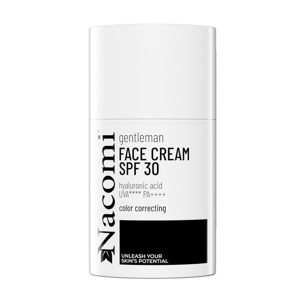 Nacomi Nacomi Gentleman, feuchtigkeitsspendend Creme ausgleichend Teint Haut SPF 30, 50 ml — Inhaltsstoffe und Bewertung