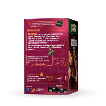 Big-Active Herbatka Rooibos Pomarańcza & Wanilia, torebki, 20 szt.