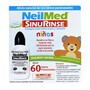 Sinus Rinse, zestaw do płukania dla dzieci, 60 saszetek + butelka 120 ml