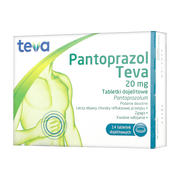 Pantoprazol Teva, 20 mg, tabletki dojelitowe, 14 szt.