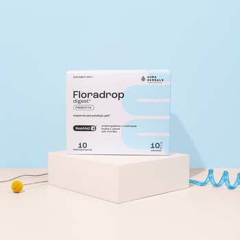 Aura Herbals, Floradrop digest, saszetki z proszkiem, 10 szt.