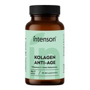 Intenson Kolagen ANTI-AGE + kwas hialuronowy + witamina C, tabletki, 90 szt. https://azcdn.doz.pl/image/d/product/19d00274-scale-180x180.png