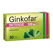 alt Ginkofar Intense, 120 mg, tabletki powlekane, 30 szt.