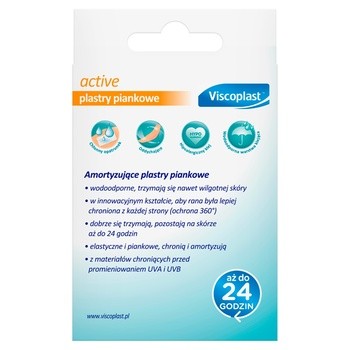 Viscoplast Active, plastry piankowe, 20 szt.