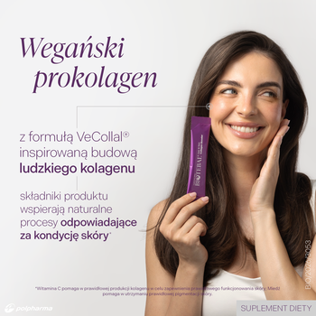 Biotebal Hair & Skin Collagen Booster, saszetki z płynem, Exotic Lychee, 25 ml x 30 szt.