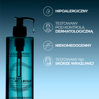 La Roche-Posay Effaclar, żel oczyszczający pory i redukujący sebum dla skóry tłustej, 400 ml