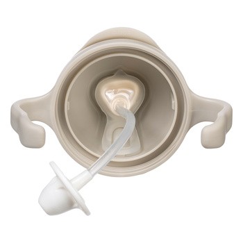 B.box, Bidon ze słomką Latte, 240 ml, 1 szt.