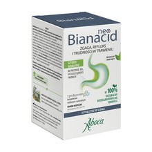 NeoBianacid, tabletki do ssania o smaku miętowym na refluks i zgagę do ssania, 45 szt.