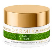 Dermika Vitamina P Plus, Hipoalergiczny krem przeciwzmarszczkowy, tłusty, 50 ml https://azcdn.doz.pl/image/d/product/ba7c9630-scale-180x180.png