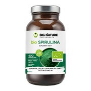 Big Nature Bio Spirulina, tabletki, 400 szt. https://azcdn.doz.pl/image/d/product/bf67dba9-scale-180x180.png
