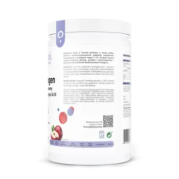 Osavi Kolagen Hydrolizowany typu I & III, proszek, smak jabłkowy, 660 g