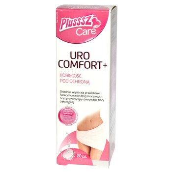 Plusssz Care Uro Comfort+, tabletki musujące, 20 szt