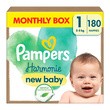 Pampers Harmonie 1, New Baby (2-5 kg), pieluszki jednorazowe, 180 szt.