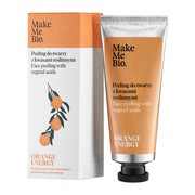 Make Me Bio Orange Energy, peeling do twarzy z kwasami roślinnymi, 40 ml