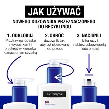 Neutrogena Formuła Norweska, głęboko nawilżający balsam do ciała, 400 ml