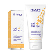 Zestaw Bandi Medical Expert Anti Dark Spot, rozjaśniający żel do oczyszczania twarzy, 150 ml + emulsja silnie rozjaśniająca, 50 ml