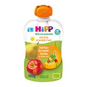 HiPP BIO od pokoleń, Jabłka-Gruszki-Dynia, po 5. m-cu, 100 g