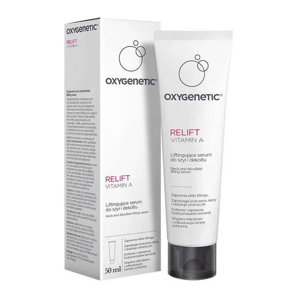 Oxygenetic Relift Vitamin A Serum do szyi i dekoltu 50ml - Oxygenetic