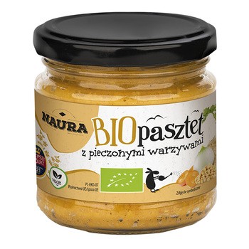 Naura, pasztet z pieczonymi warzywami BIO, 190 g