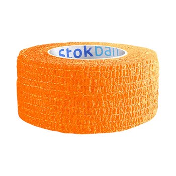 StokBan bandaż elastyczny, samoprzylepny, 4,5 m x 2,5 cm, pomarańczowy, 1 szt.