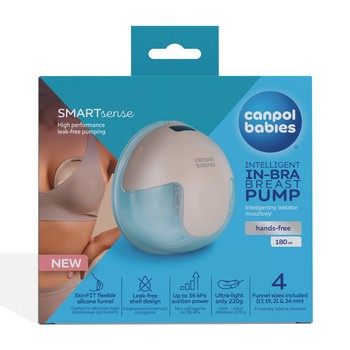 Canpol Babies SmartSense, laktator muszlowy, 1 szt.
