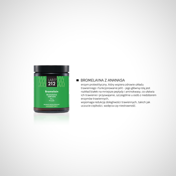 LABS212 Bromelain, proszek, 90 g