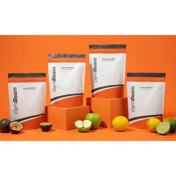 GymBeam 100% Monohydrat kreatyny, proszek, smak mango-marakuja, 250 g