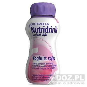Nutridrink Yoghurt Style, preparat odżywczy o smaku malinowym, 200 ml